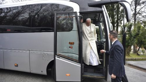 Il Papa arrivato ad Ariccia per gli esercizi spirituali -  Fotogallery