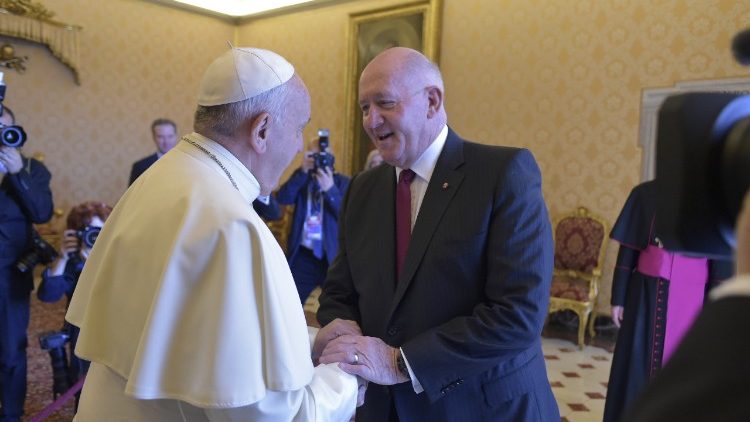 Il Governatore generale del Commonwealth dal Papa