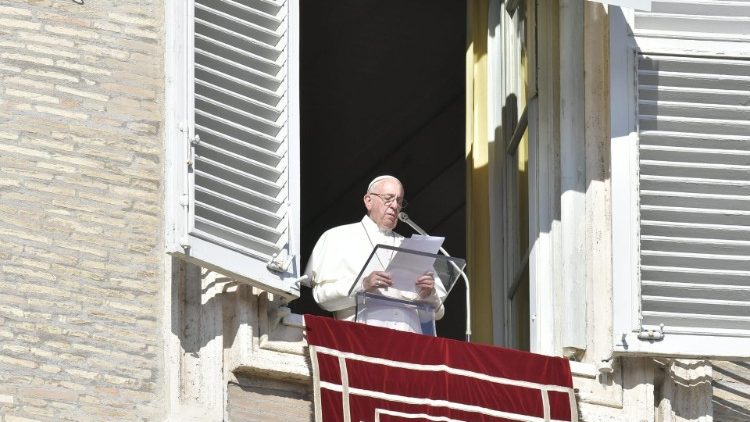 Pope Francis during Angelus