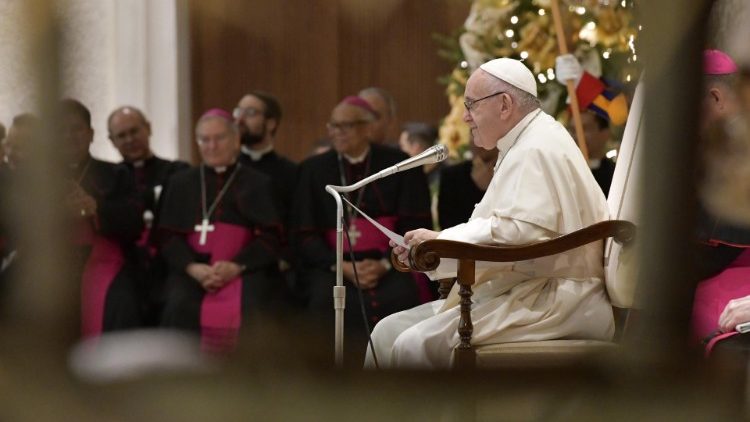 Pope Francis speaks at weekly General Audience
