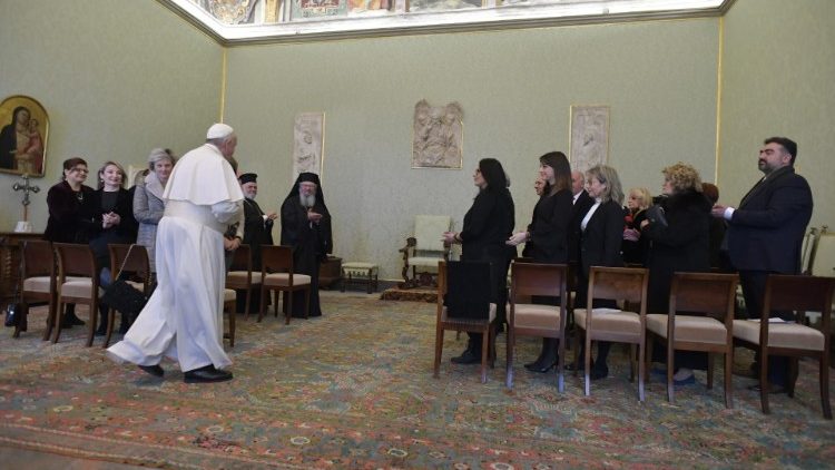 Audiencja dla organizacji „Apostolikì Diakonia”