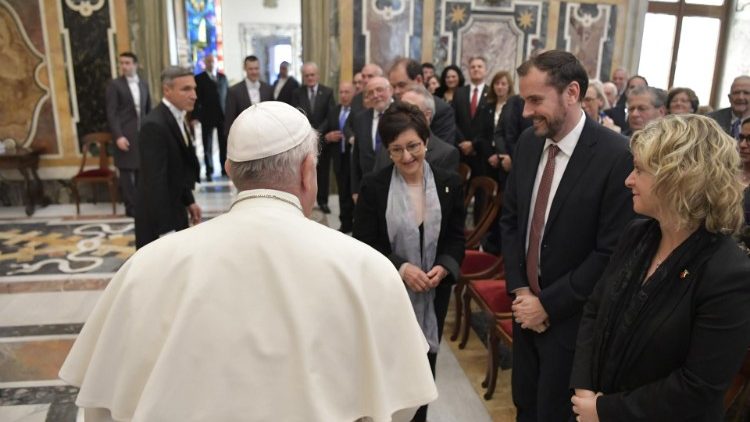 Audiencja dla Bractwa Matki Bożej de la Cinta