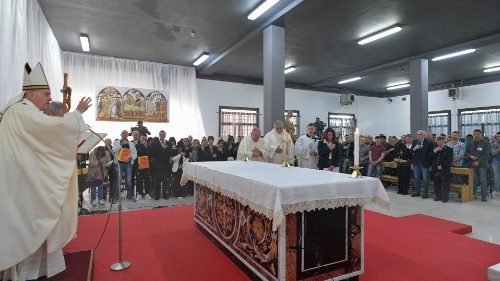 Jueves Santo 2019: Misa Coena Domini en la cárcel de Valletri