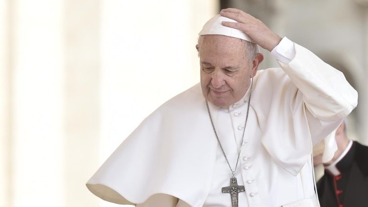 Papa Francisco durante a Audiência Geral desta quarta-feira