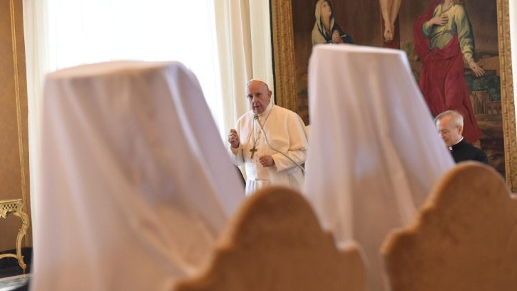 Papa Francisco e os Bispos greco-católicos Ucranianos