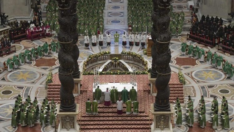 Messfeier im Petersdom 2019