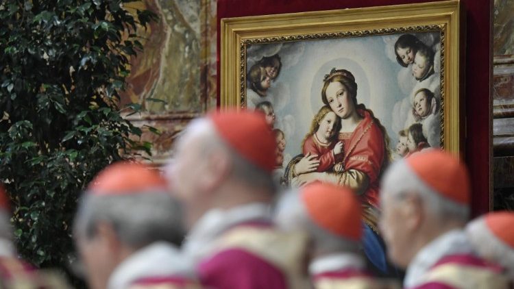 Kardinäle bei einer Messe in St. Peter