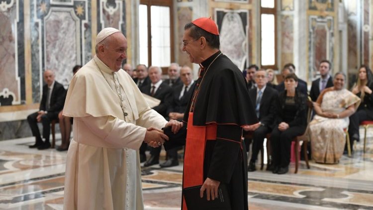 Le Pape François lors de la rencontre promue par l'Institut pour le dialogue interreligieux d'Argentine