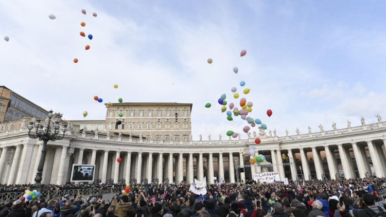  Trg sv. Petra z apostolsko palačo, 26. januarja 2020