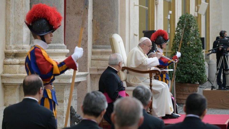 Францішак падчас агульнай аўдыенцыі