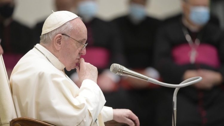Papst Franziskus bei seiner Generalaudienz an diesem Mittwoch