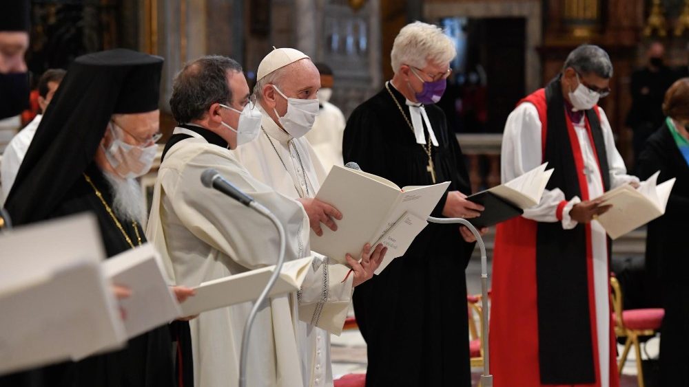 Ekumenická modlitba za pokoj - Rím, Bazilika S. Maria in Aracoeli (20. okt. 2020)