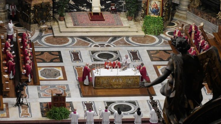 La Messa del Papa nella Basilica Vaticana