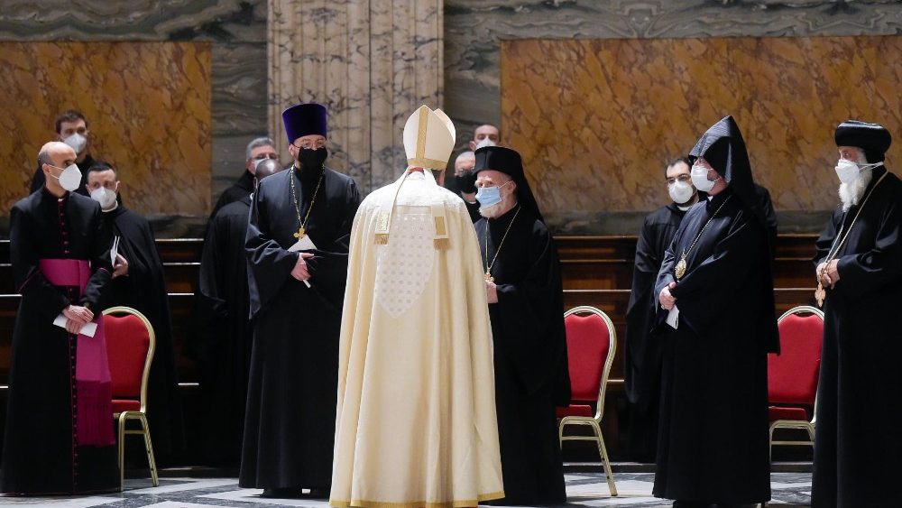 2021.01.25 Celebrazione Vespri a Conclusione della Settimana di Preghiere per l'UnitÃ  dei Cristiani