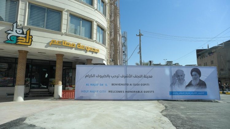 Papa Francesco a Najaf