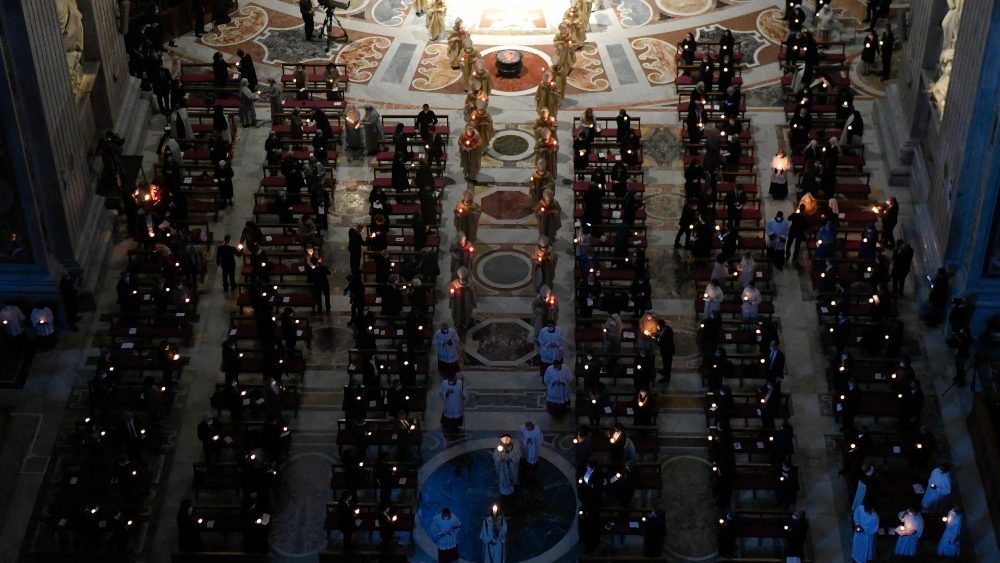 Vigília Pascal na Basílica Vaticana