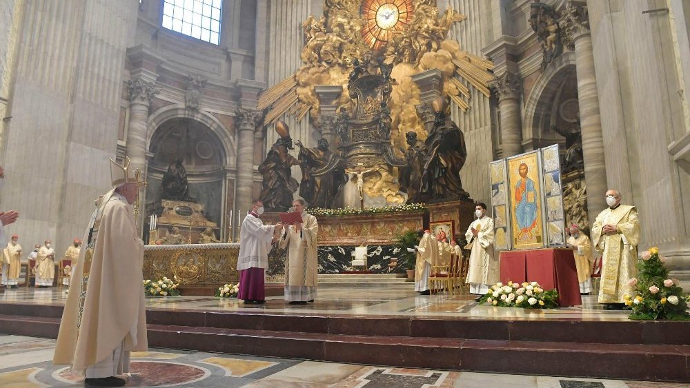 Sainte Messe de Pâques, 4 avril 2021. 