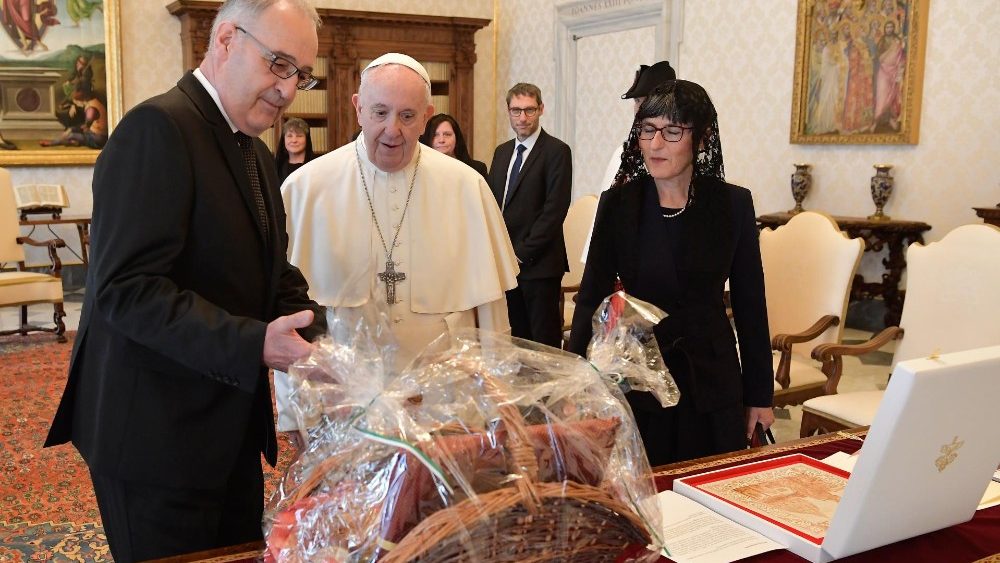 Momento da troca de presentes