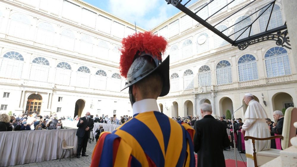 Ein Blick auf den Damasushof