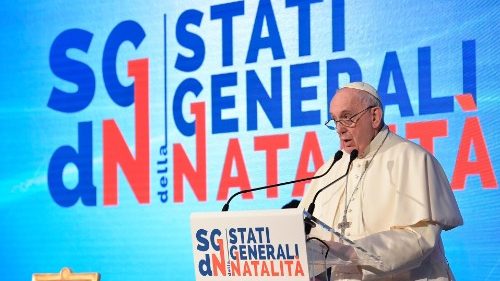 Pope Francis: 'A society that does not welcome life stops living'