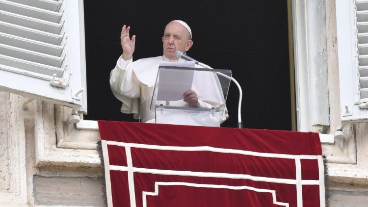 Pope Francis during Angelus