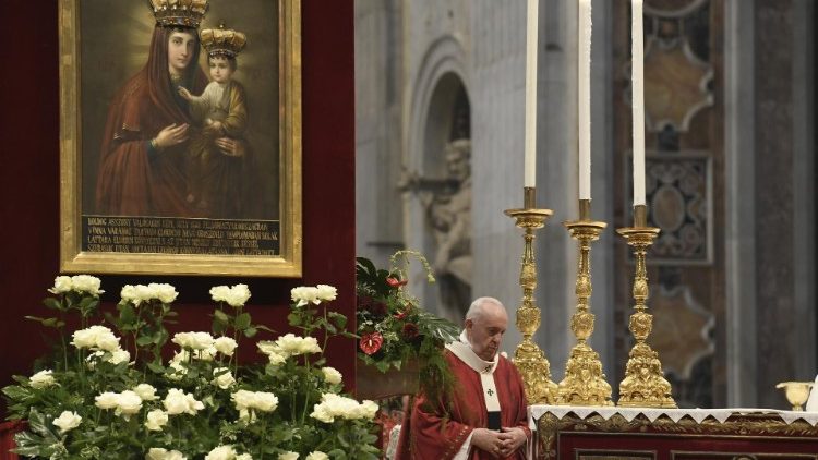 Падчас св. Імшы ва ўрачыстасць святых Пятра і Паўла