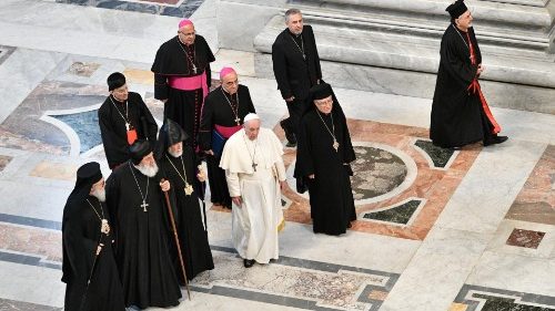 Vatikan: Libanon-Gebetstreffen mit Papst Franziskus hat begonnen