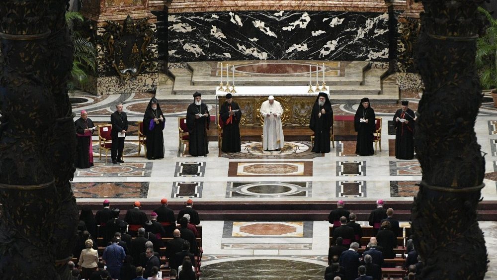 A conclusão do Dia de Oração pela Paz no Líbano, na Basílica de São Pedro