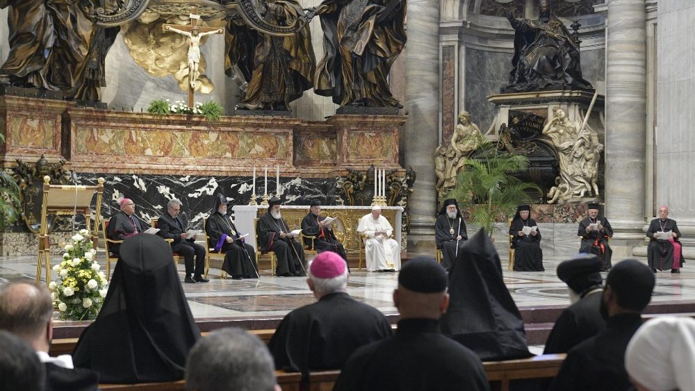 A conclusão do Dia de Oração pela Paz no Líbano, na Basílica de São Pedro