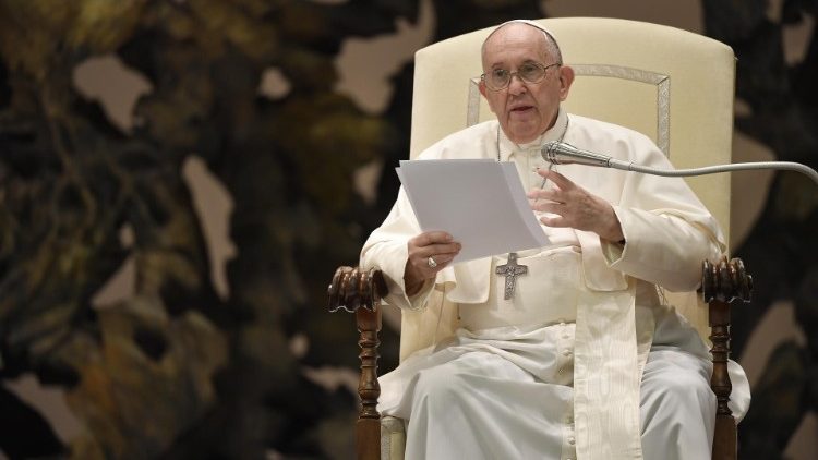 Папа падчас агульнай аўдыенцыі ў Ватыкане