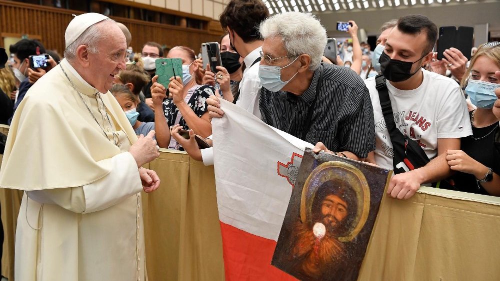 Generálna audiencia v Aule Pavla VI., 8. september 2021