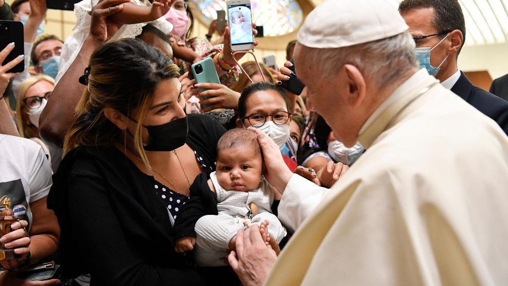 Generálna audiencia v Aule Pavla VI., 8. september 2021
