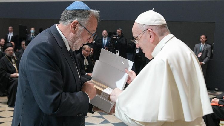 Падчас сустрэчы з прадстаўнікамі Экуменічнай рады і яўрэйскіх суполак Венгрыі