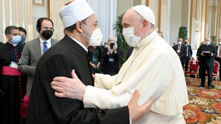 Aus Ägypten angereist: Großscheich al-Tayyeb