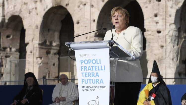 2021.10.07 Incontro Promosso dalla ComunitÃ  di Sant'Egidio: Religione Culture in Dialogo "Popoli fratelli, terra futura"