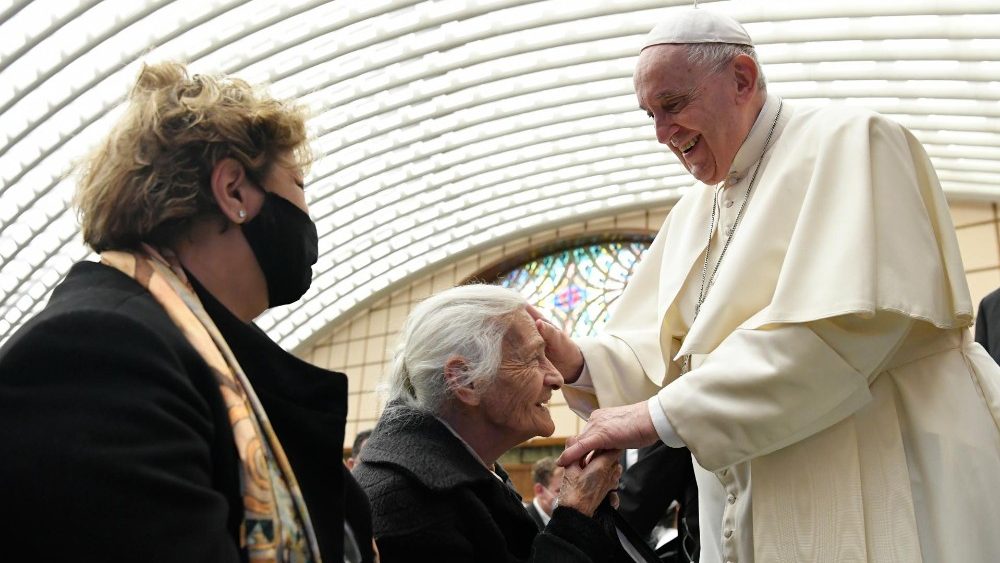 Záber z generálnej audiencie