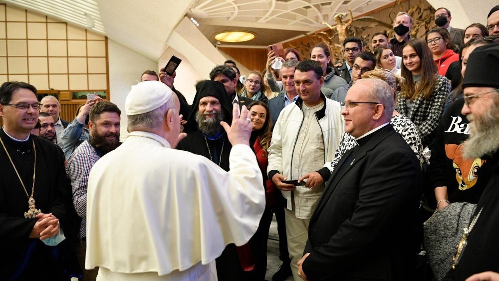 Záber z generálnej audiencie