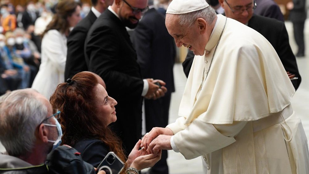 Záber z generálnej audiencie