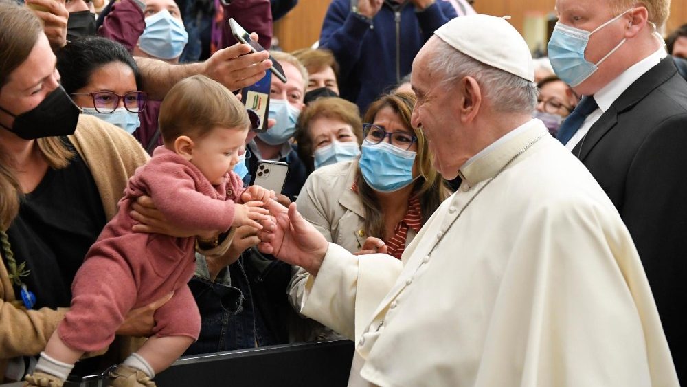 Záber z generálnej audiencie