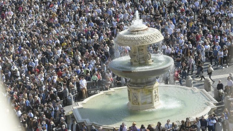 St. Peter's Square during the Angelus