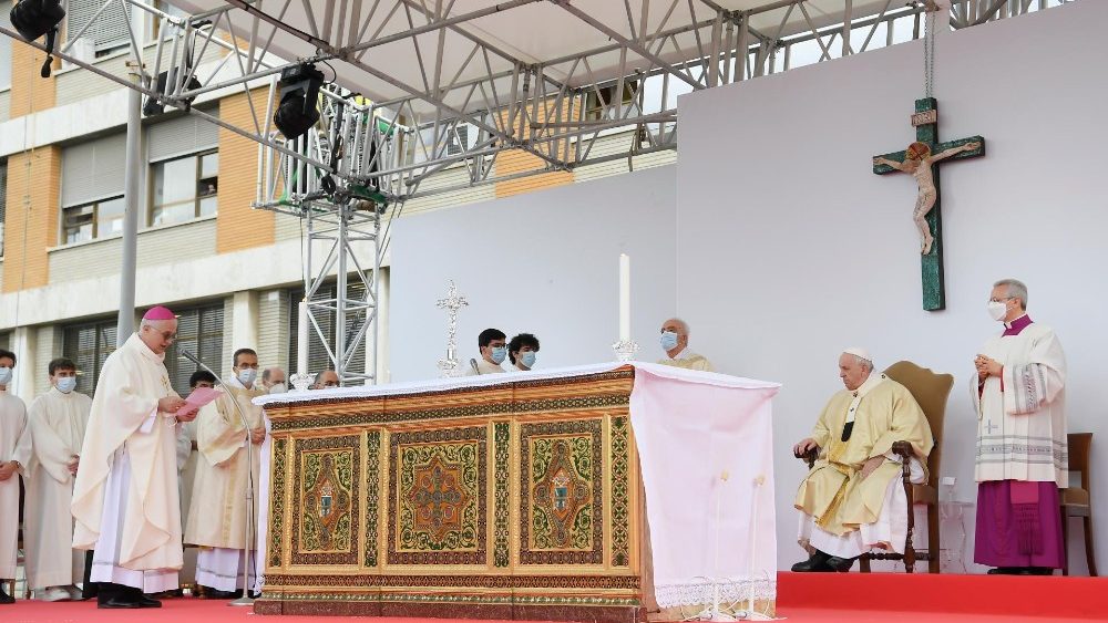 Papa Francisco na Universidade do Sagrado Coração de Jesus em Roma, 5 de novembro de 2021