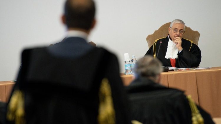 Un momento dell'udienza nella sala polifunzionale dei Musei Vaticani