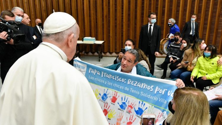Gli incontro di Francesco all'udienza generale