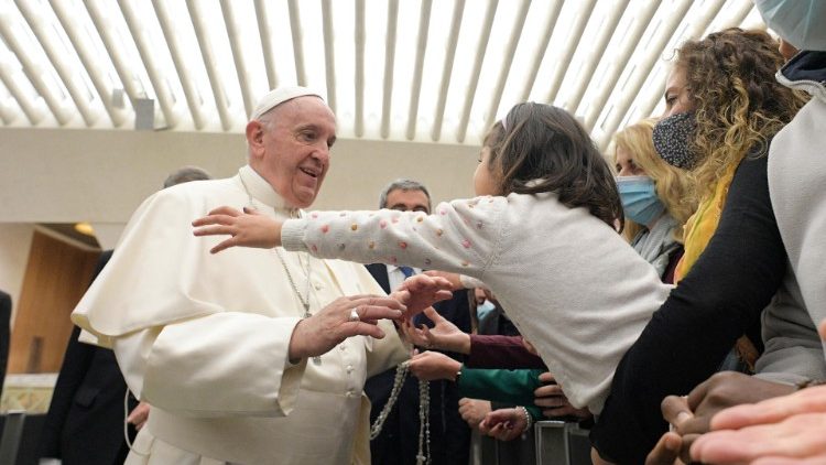 Gli incontro di Francesco all'udienza generale