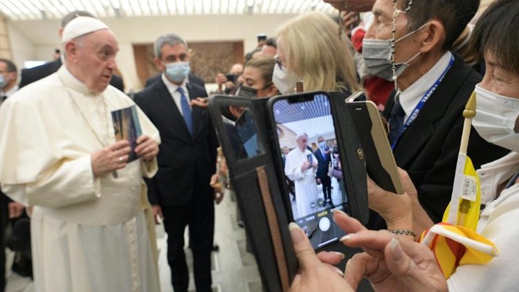 Gli incontro di Francesco all'udienza generale