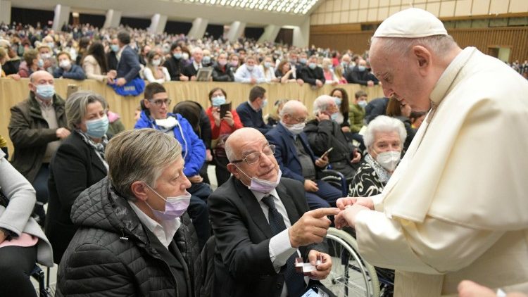Gli incontro di Francesco all'udienza generale