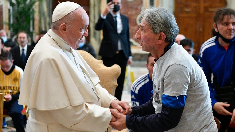 El Papa Francisco  se encuentra con la World Rom Organization