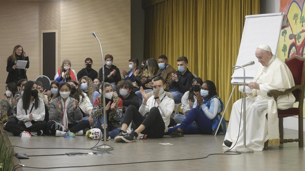 Stretnutie mládeže Scholas s pápežom (25. nov. 2021)