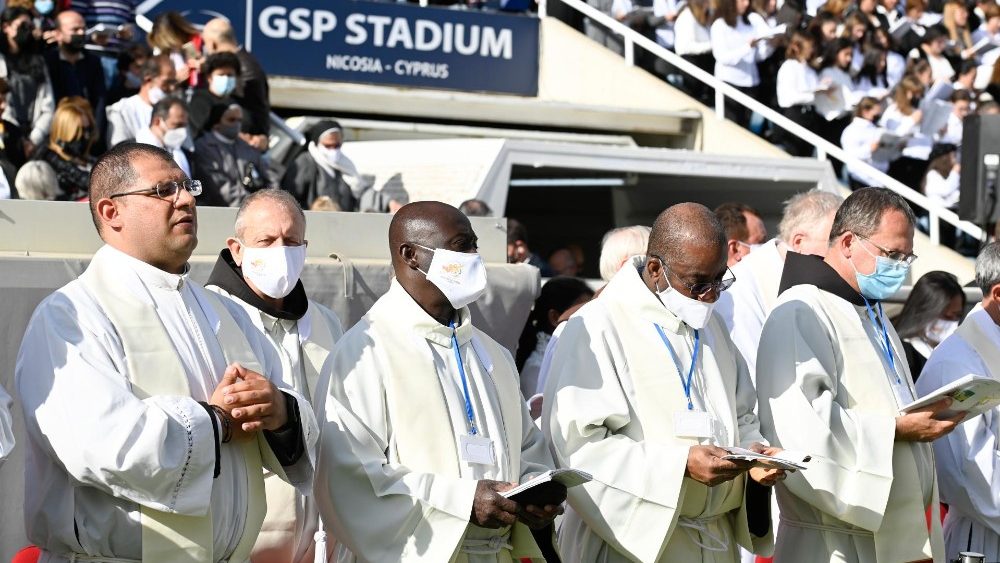 Záber zo svätej omše v Nikózii