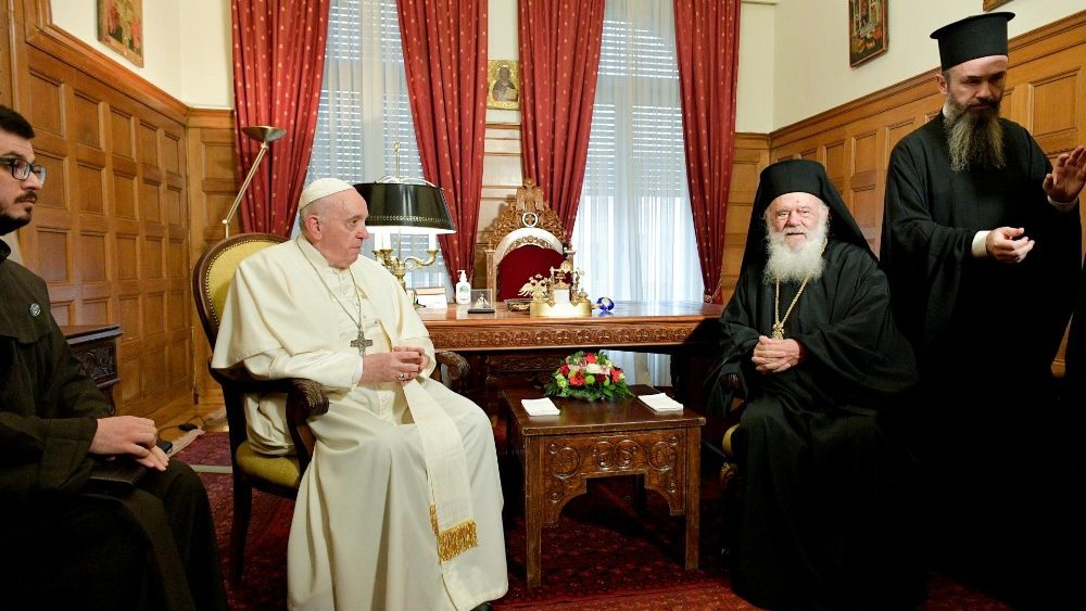 Papa visita Sua Beatitudine Ieronymos II